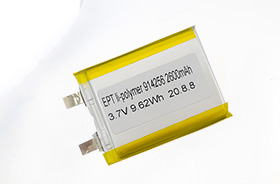 3.7V 914256 2600mAh 可穿戴設備低溫聚合物鋰電池